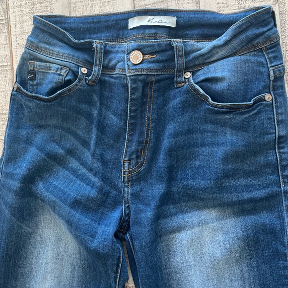 KanCan Dark Wash Mid Rise Skinny Jeans - Picture 7 of 9